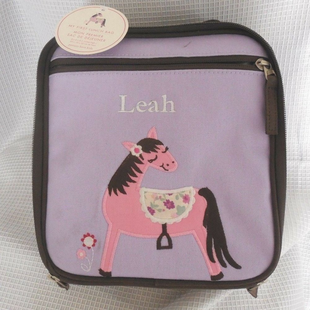PBK My First Lunch Box Purple Horse "Leah" NWT